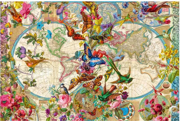 Produktbild Ravensburger Weltkarte mit Schmetterlingen (3000 Teile)