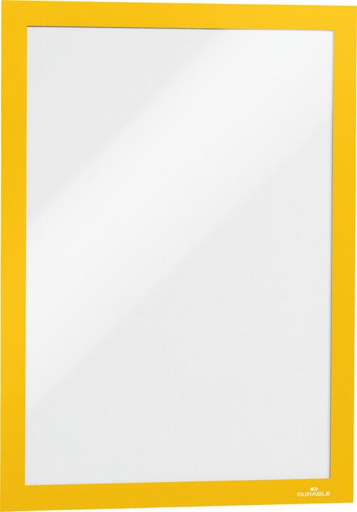 Actual product image Durable 2 magnetic frames DURAFRAME® MAGNETIC A4 yellow