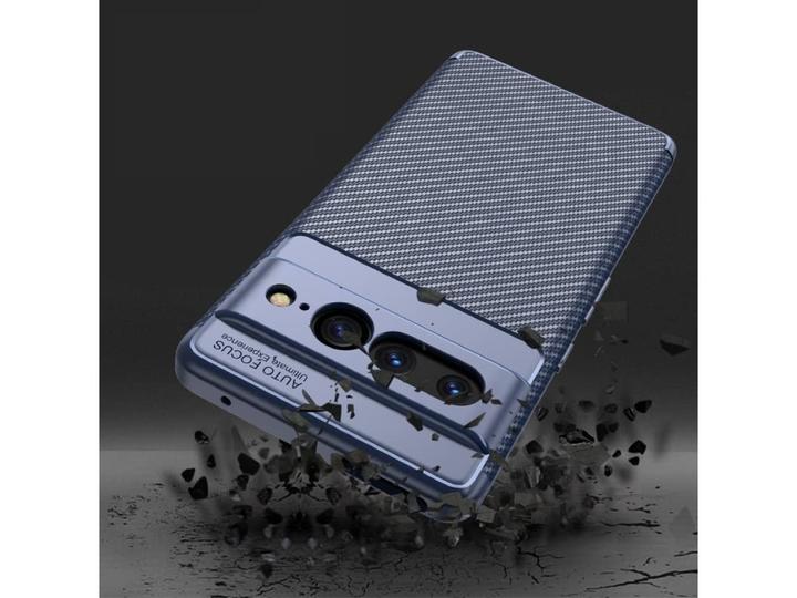 Produktbild Screenguard Google Pixel 7 Pro Hülle Carbon Design TPU Case (Google Pixel 7 Pro)