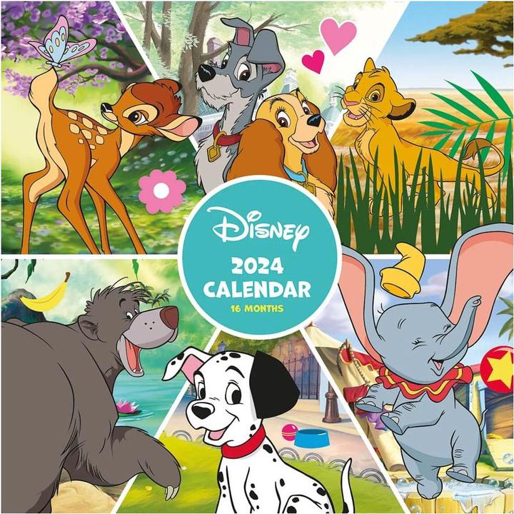 Actual product image Pyramid Disney Calendar 2024 Disney Classics (30 x 30 cm, English)