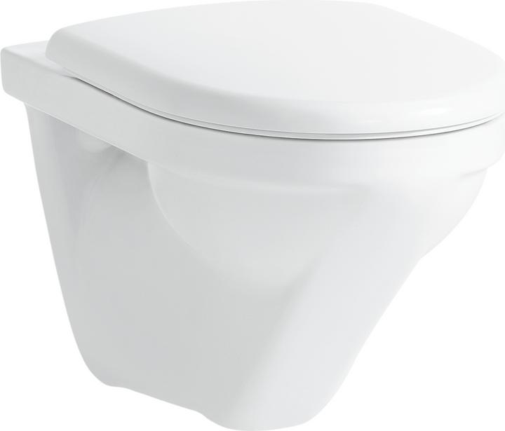 Produktbild Laufen MODERNA R Wand-WC, Tiefspüler, mit Spülrand, weiss