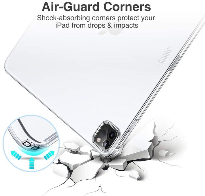 Produktbild König Design Apple iPad Pro 12.9 2020 durchsichtige Tablethülle Schutzcase Cover Transparent (iPad Pro 12.9 2020 (4. Gen))