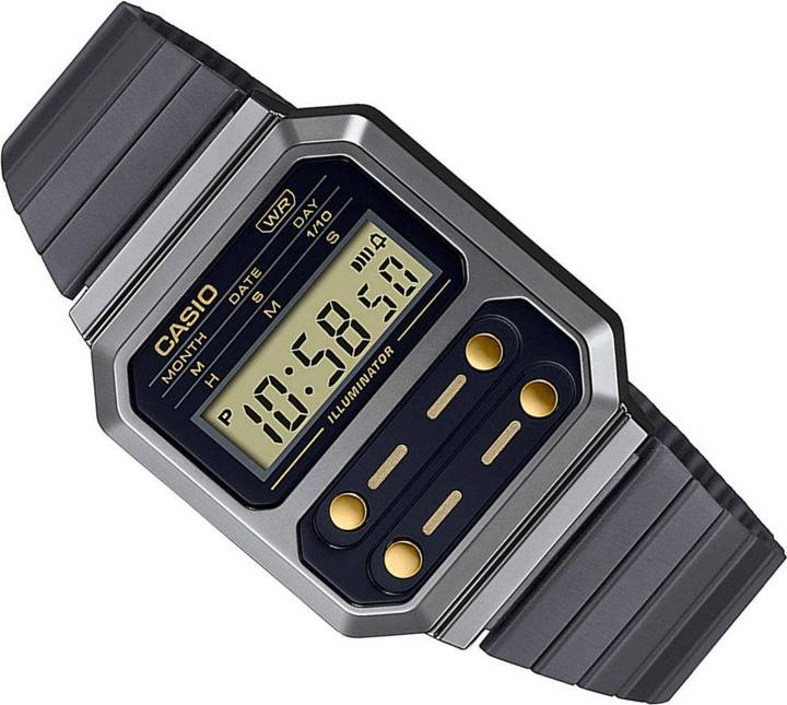 Produktbild Casio Zegarek A100WEGG -1A2EF (Uhr mit Schmuckstein, 33 mm)