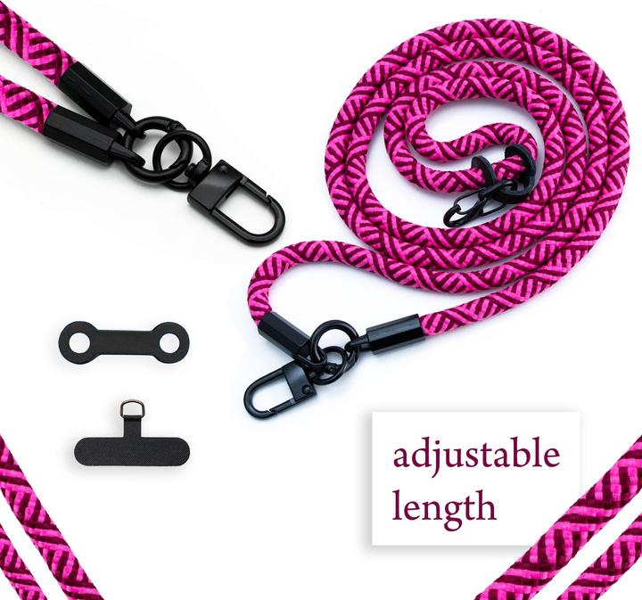 Produktbild Cadorabo Handykette für Huawei P40 LITE E Necklace Hülle mit verstellbarem Kordelband