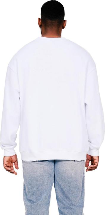 Actual product image Universal Textiles Mens Ringspun Cotton Extended Neckline Oversized Sweatshirt (S)