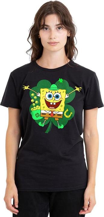 Produktbild Spongebob Squarepants Spongey TShirt St PatricksTag (S)