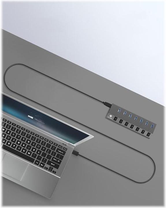 Produktbild Icy Box IB-HUB1701-C3 (USB-C, 7 Ports)