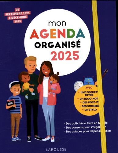Image du produit Larousse pratique Mon agenda organisé 2025 (Couverture rigide, Français)