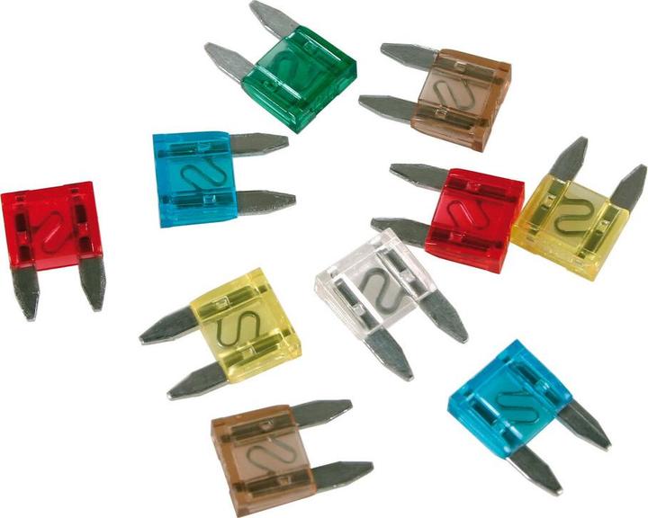 Image du produit Lampa Lot de 10 micro-fusibles à lamelles assortis 12/32V