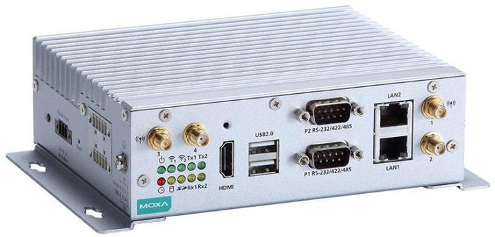 Image du produit Moxa Ordinateur Iot. E3845/4Gb/32Gb/5Xsma/Lte Hs/Deb V2201-E4-W-T-LX