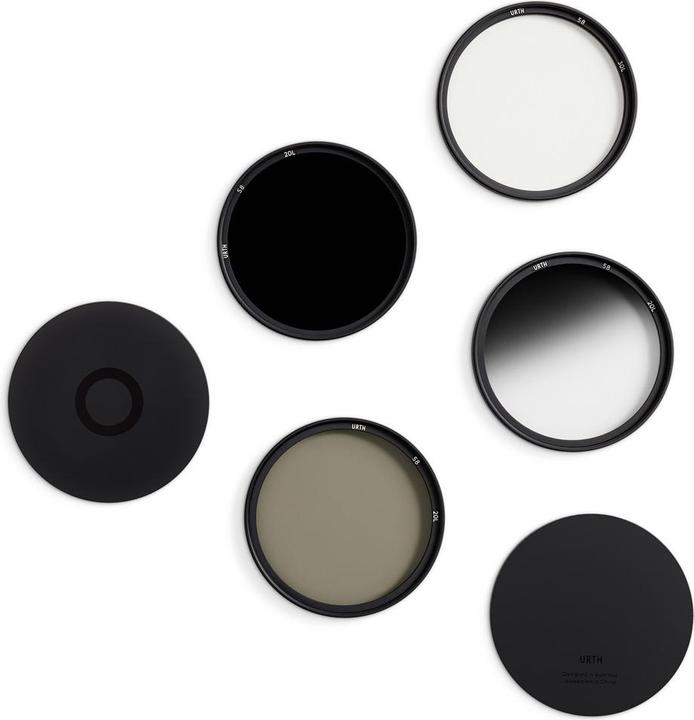 Immagine prodotto Urth Kit di filtri UV, polarizzatori circolari (CPL), ND64, Soft Grad ND8 da 58 mm (Plus+) (Filtro UV, 58 mm)