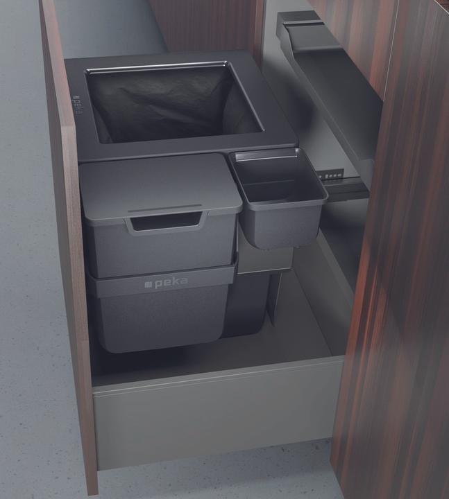 Produktbild Peka Metall Abfall-Einsatzsystem PEKA Oeko Universal 40+6+1.2 (40 l)