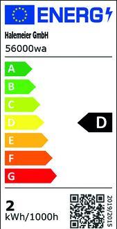 Energie-Label Halemeier LED Bänder Versa Inside 40 / 12 V (Warmweiss, 120 cm, Indoor)