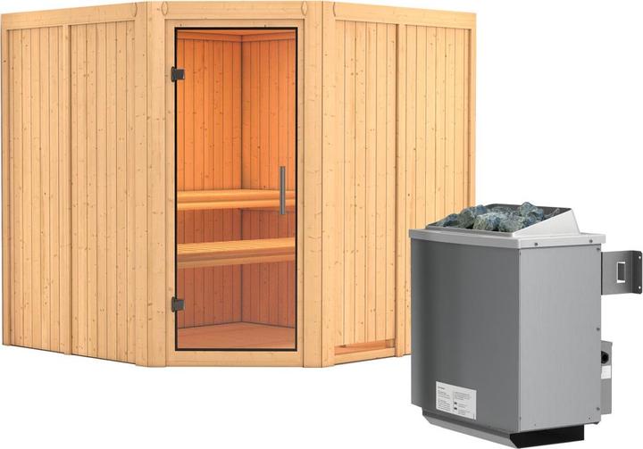 Actual product image Karibu Jarin without roof rim (9 KW internal control)