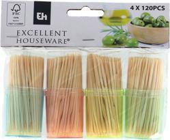 Produktbild Excellent Houseware Cocktailstäbchen 4 x 120 Stück (480 x)