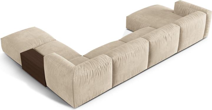 Actual product image Micadoni Modular Panoramic Right Corner Sofa, "Martina", 5 Seats, 406x280x75 Made in Europe (Sofa landscape)