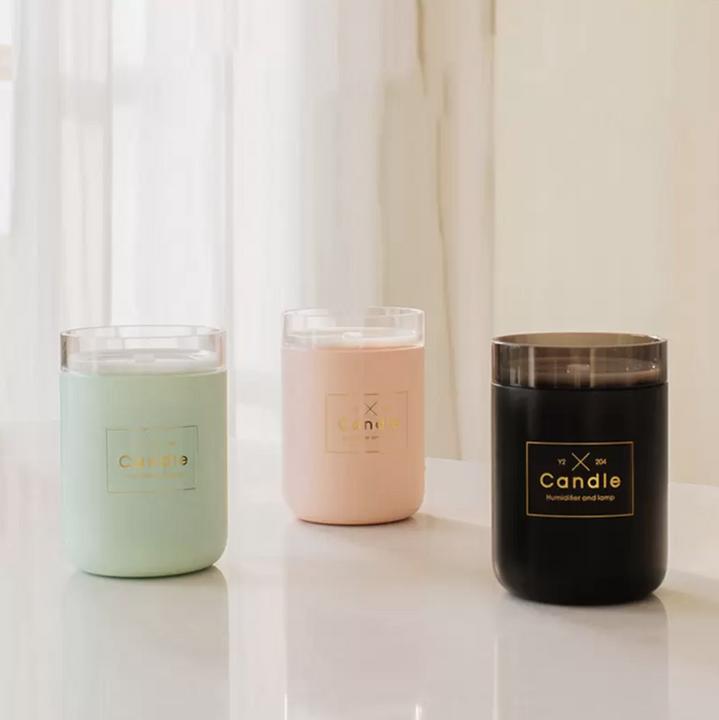 Produktbild PhoneLook Kompakter Luftbefeuchter Candle Duftspender für Wohnzimmer / Büro / Badezimmer Türkis
