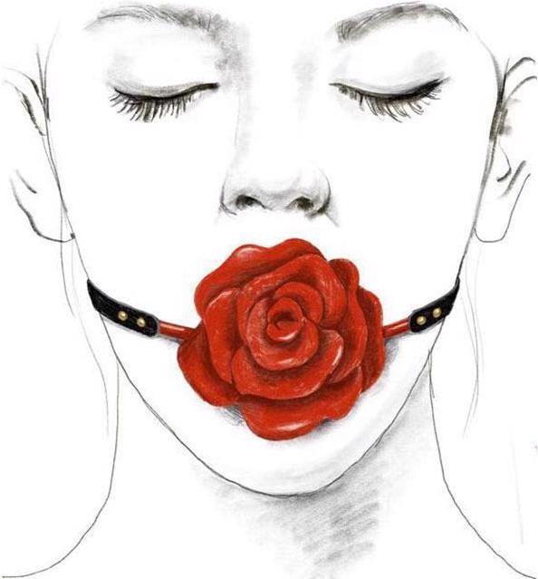 Produktbild Curve Toys Rose Ball Gag