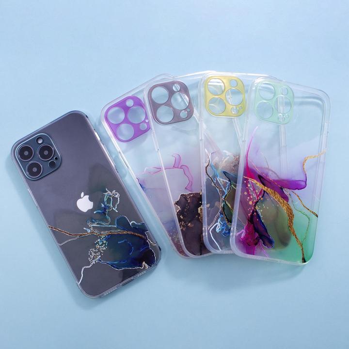 Produktbild Hurtel Marble Case für iPhone 12 Pro Gel Cover Marble Blue (Apple iPhone 12 Pro)