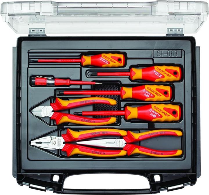 Produktbild Gedore 1101-003 VDE VDE-Werkzeugsatz 8-teilig in i-BOXX 72 (8 Teile)