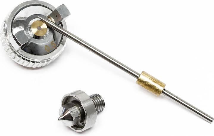 Image du produit Wiltec Pistolet à peinture HVLP H2000P avec buse de 0.8 / 0.5 mm