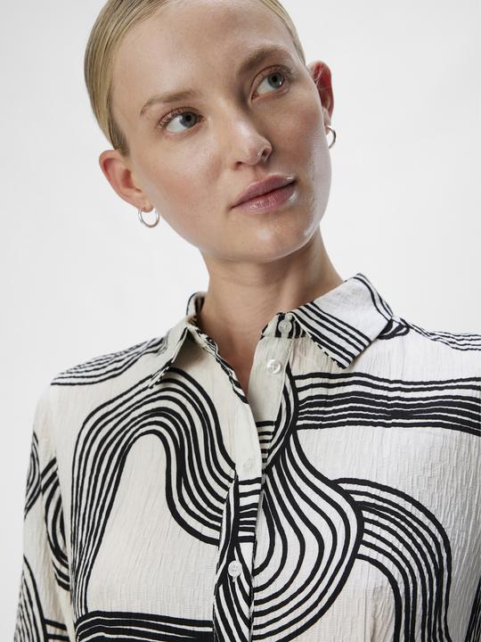 Actual product image Object Print blouse dress (36)