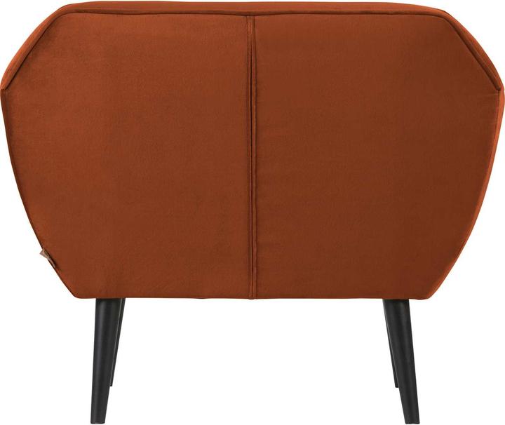Productafbeelding Woood Fauteuil Rocco Fluweel roest