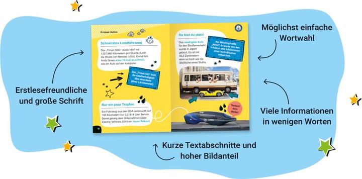 Actual product image Ravensburger Guinness World Records für Erstleser - Fahrzeuge (German, 2023)