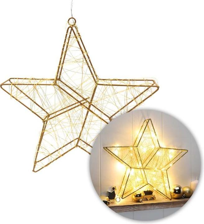Actual product image Hermex LED Christmas Star Metal Star LED Star Wire Star Light Star