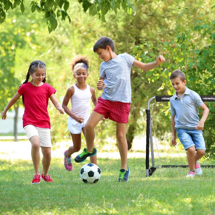 Actual product image Relaxdays Football Goal with Net