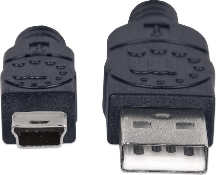 Produktbild Manhattan USB-mini-Kabel USB 2.0: Geschwindigkeit bis 480 Mbps (1.80 m, USB 2.0)