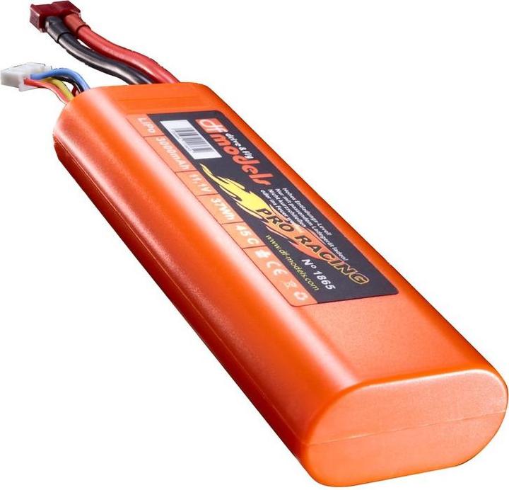 Produktbild DF-Models LiPo Pack 3S - 11,1 Volt - 3000mAh, 45C - rund (11.10 V, 3000 mAh)