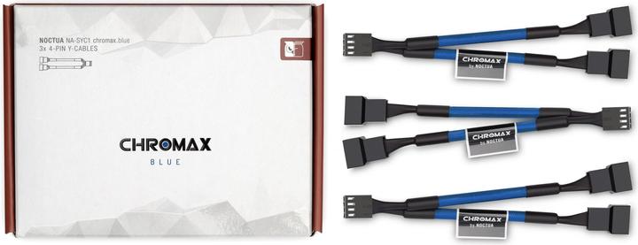 Produktbild Noctua NA-SYC1 chromax.blue Y-Splitterkabelset für Lüfter