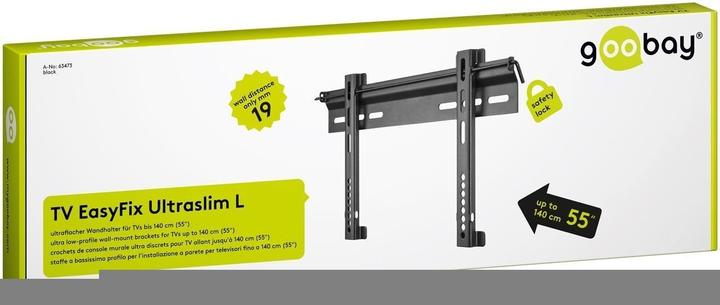 Immagine prodotto Goobay EasyFix ultrasottile L (Muro, 58", 45 kg)