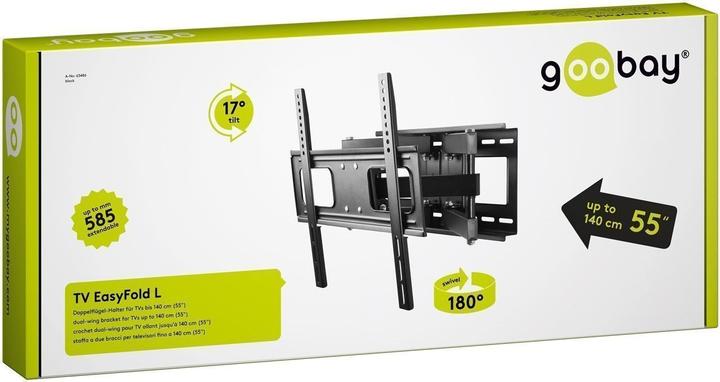 Produktbild Goobay EasyFold L (Wand, 58", 40 kg)