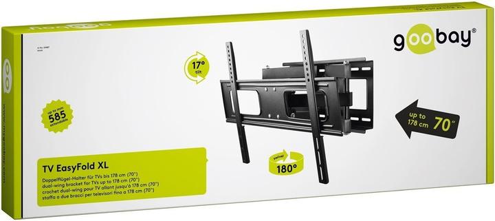 Immagine prodotto Goobay EasyFold XL (Muro, 70", 40 kg)