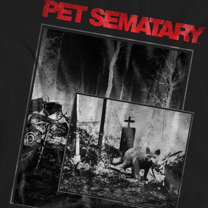 Immagine prodotto Pet Sematary Maglietta Poster Gatto Adulto Unisex (M)