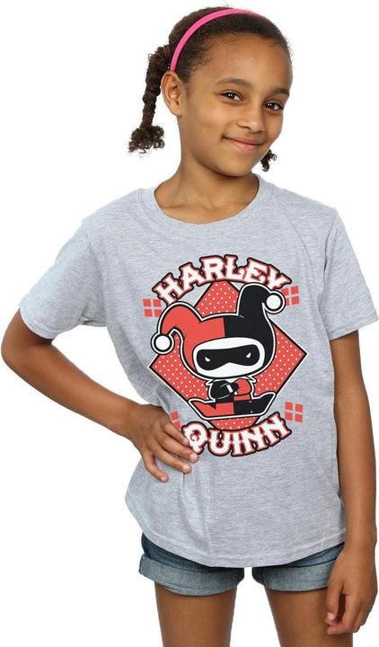 Immagine prodotto Harley Quinn Maglietta Chibi Ragazze (140, 146)