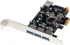 Actual product image NoName Carte PCI-Express USB 3.0 - 3 ports external + 1 internal