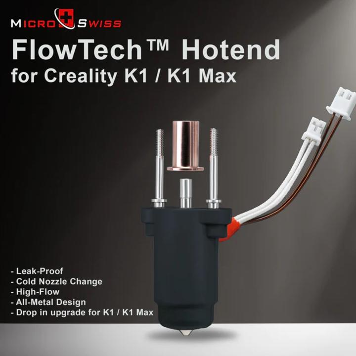 Immagine prodotto MicroSwiss Micro Swiss FlowTech™ Hotend per Creality K1 / K1 Max (Hotend)