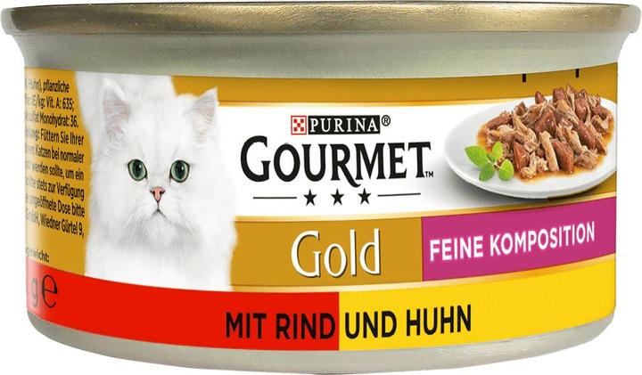 Actual product image MGA Gold Fine Composition with Beef and Chicken (Adult, 1 pcs., 85 g)