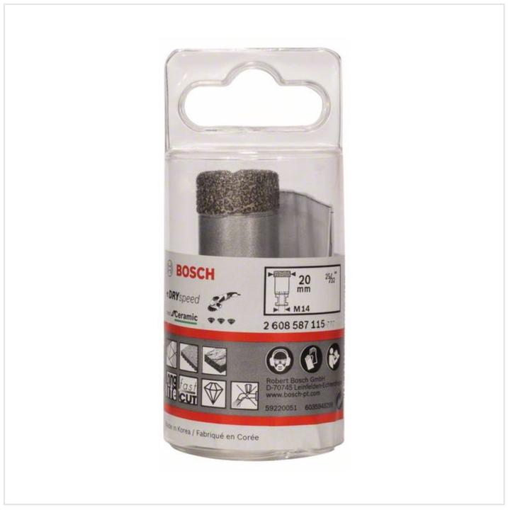 Produktbild Bosch Professional Zubehör PRO Core Cutter dry, 20 x 35 x 22,23 mm (20 mm)