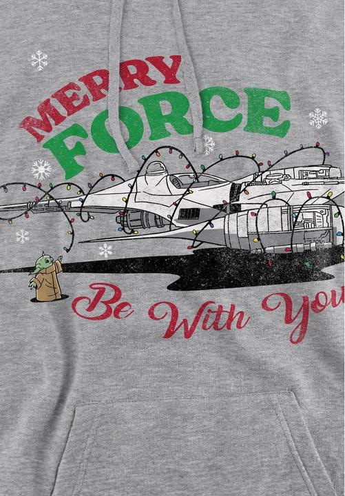 Produktbild Star Wars Merry Force Be With You Kapuzenpullover (L)