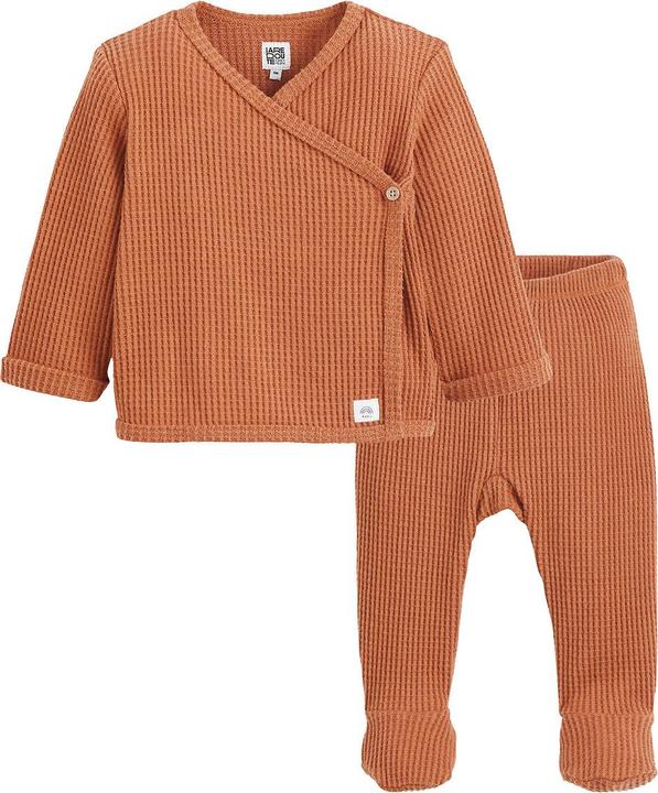 Produktbild La Redoute Collections 2-teiliges Set aus Jacke und Hose mit Füssen (60)