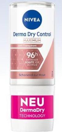 Immagine prodotto NIVEA Derma Dry Control Maximum (Roll-on, 50 ml)