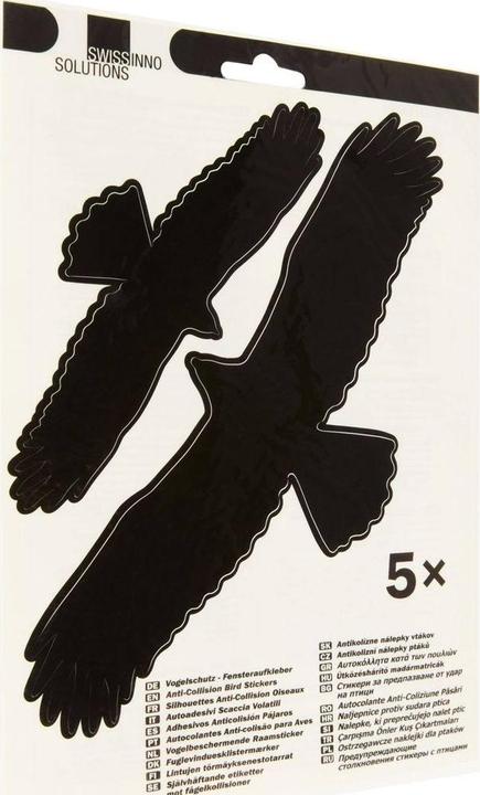 Actual product image Swissinno Vogelschutz-Aufkleber 5er