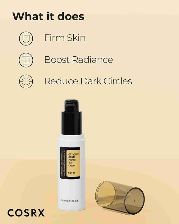 Produktbild Cosrx Advanced Snail Peptide Eye Cream (Crème, 25 ml, Tag, Nacht)