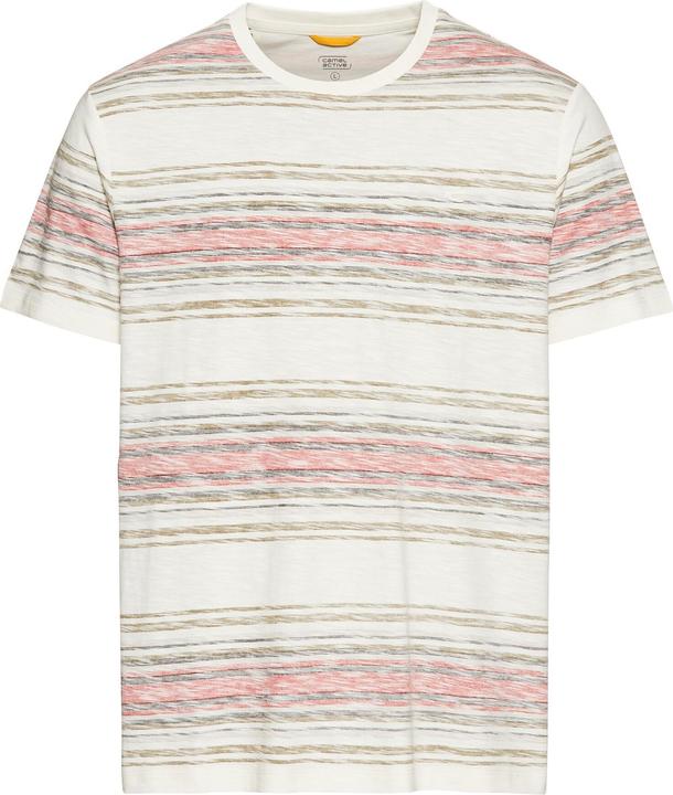 Image du produit Camel Active T-Shirt mit Streifenmuster aus Baumwolle (M)
