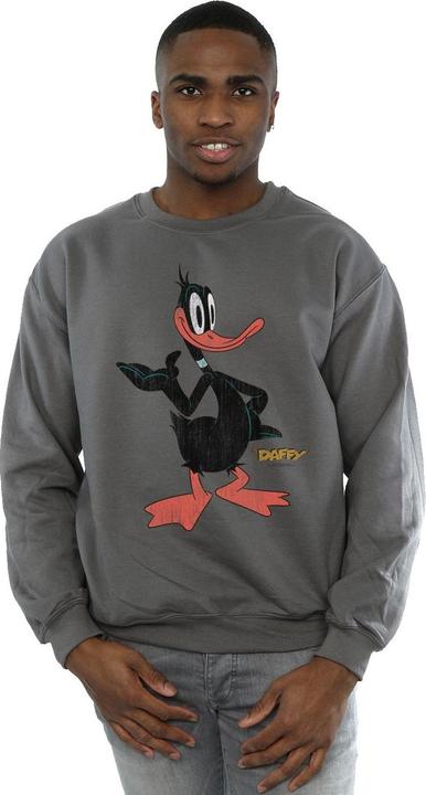 Produktbild Looney Tunes Daffy Duck Distressed Sweatshirt (XL)