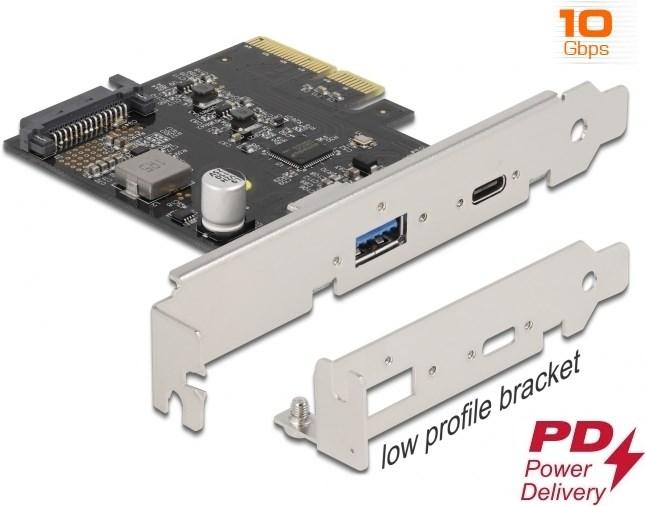 Produktbild Delock USB-Adapter PCIe 3.0 x4 Low-Profile